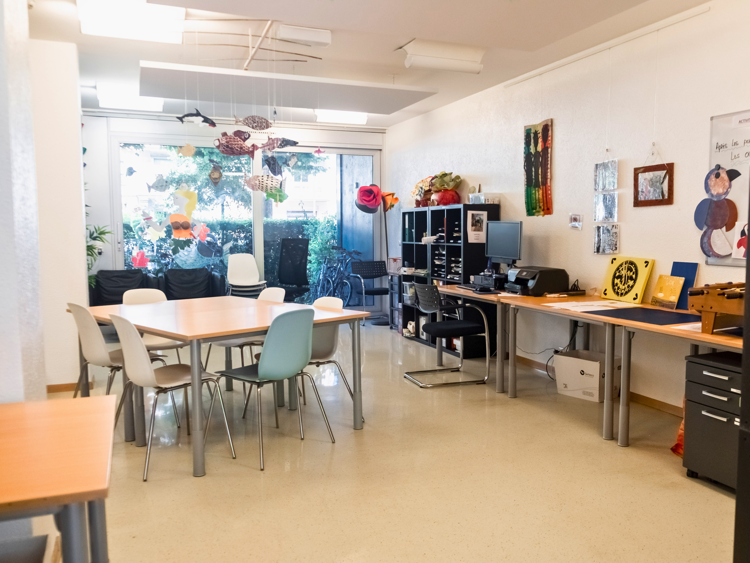 Une salle d'activités 